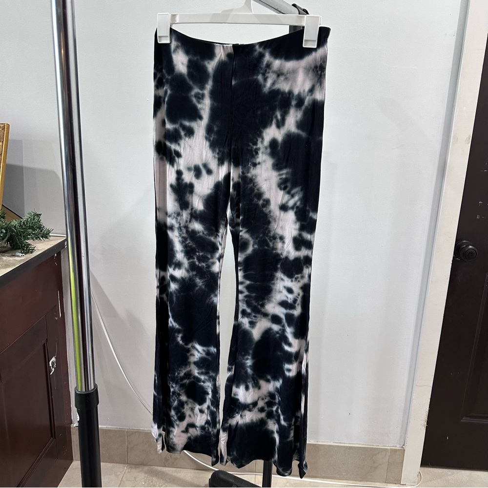 Janette Plus Black and Gray Pants
